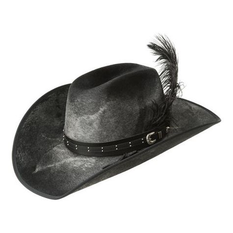 Bailey Western Gene Cowboy Hat - Dapple Grey Cowboy Hats Cowboy Hat With Feather, Cowboy Hat Feather, Hat With Feather, Black Cowboy Hat, Hat Bands, Western Hat, Black Cowboy, Brim Hats, Feather Hat