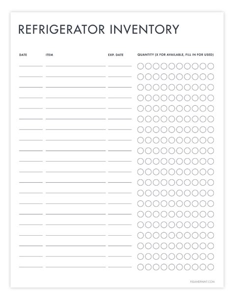 Freezer Inventory Printable, Pantry Inventory Printable, Printable Grocery List Template, Grocery List Printable Free, Inventory Sheet, Inventory Printable, Inventory Tracker, Kitchen Inventory, Pantry Inventory