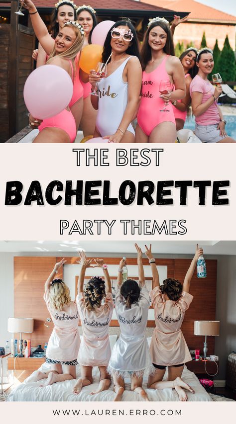 This post has some amazing and fun Bachelorette Party Ideas! From colorful themes to playful games, there are so many ideas in this post to get your party started! | Bachelorette party themes | Bachelorette party games. Bachelorette Party Themes Non Alcoholic, May Bachelorette Party Ideas, Planning A Bachelorette Party Weekend, Bachelorette Trip Themes Ideas, Bachelorette Activities At Home, Crazy Bachelorette Party Ideas, Non Drinking Bachelorette Party Ideas, Best Bachelorette Party Themes, Funny Bachelorette Party Themes