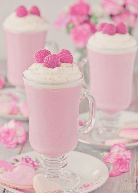 bebidas color rosa Tout Rose, Pink Food, Pink Drink, Pink Foods, Pink Stuff, Pink Pink Pink, Pink Things, Think Food, Pastel Pink Aesthetic