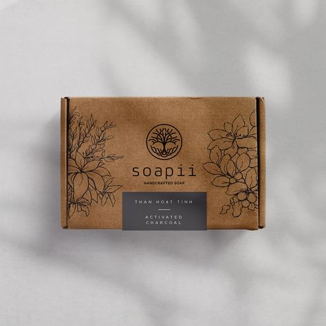 Soapii on Packaging of the World - Creative Package Design Gallery Soap Packaging Design, Luxury Box Packaging, Elegant Packaging, Luxury Packaging Design, Packaging Ideas Business, Small Business Packaging Ideas, Branding Design Packaging, Craft Packaging, Box Packaging Design