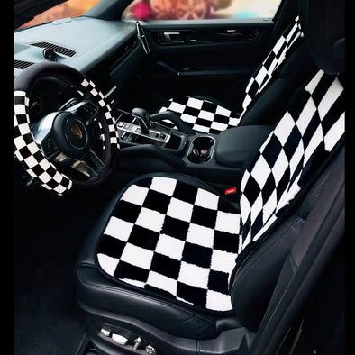 Black And White Car Interior, Black Car Decor, Black Mini Cooper, Pink Car Seat Covers, Mini Cooper Interior, Mini Cooper Accessories, Car Accessories Diy, Mini Cooper Clubman, Car Deco