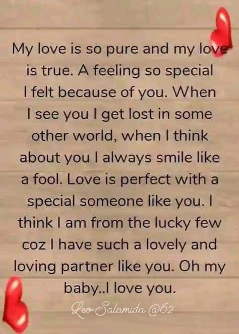 Love quotes for you | Oh Baby.. I love you.♥️💯 | Facebook I Love You Quotes For Girlfriend, Hello My Love Quotes, Cute Love Quotes For Him Romantic My Heart, Good Night Baby I Love You, My Love For You Quotes, I Love You Quotes For Her, L Love You Quotes, I Love My Man, Love Letter To Girlfriend