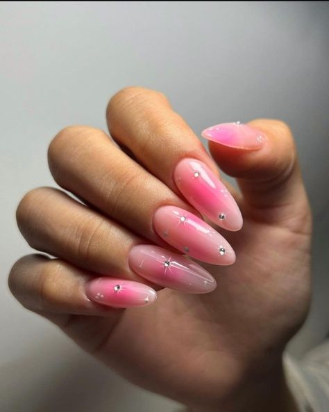 Barbie Inspo Nails, Uñas Summer, Nails Aura, Acting Scripts, Uñas Ideas, Aurora Nails, Oval Nails, Nails Desing, Nails Inspo