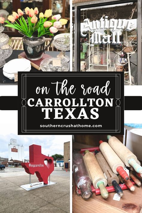 on the road in carrollton tx antiques rolling pin collection downtown carrollton tx sign silver pitcher with tulips southerncrushathome How To Make A Gift Bow, Christmas Gift Videos, Diy Candles Video, Carrollton Texas, Christmas Gift Bow, Diy Candles Easy, Christmas Angel Crafts, White Pillar Candles, Football Wreath