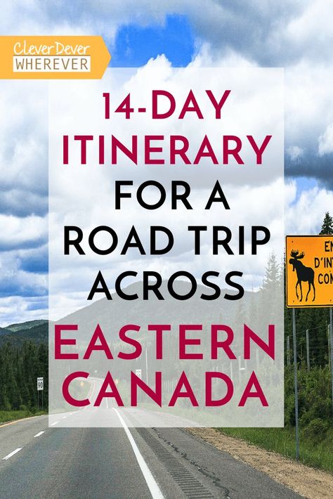 Thinking about a Canada road trip? This 14 Day Itinerary takes you from Montreal to PEI. Download the free guide! Eastern Canada Travel, Eastern Canada Road Trip, East Coast Canada, East Coast Vacation, Canadian Road Trip, Canada Holiday, East Coast Travel, East Coast Road Trip, Atlantic Canada