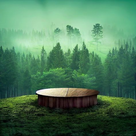 Photo wooden round podium on the grass r... | Premium Photo #Freepik #photo #nature-podium #podium #wood-podium #cosmetic-podium Outdoor Advertising Billboard, Podium Background, Photography Banner, Illustration Forest, Background Scenery, Juice Ad, Professional Background, Creative Backdrops, Forest Poster