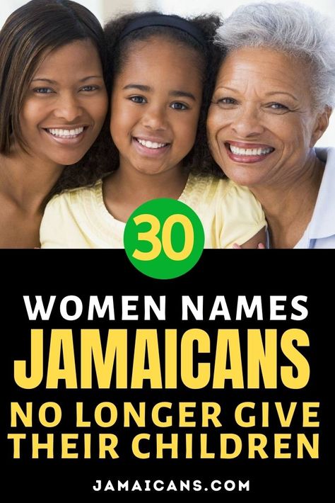 As generations change and modernize, there are some female names that we can safely say have completed their cycle. To our grandmothers, great grandmothers, grandaunts these names were the best among the lot when they were being named or when naming their children. As Jamaican mothers got into the 90s year, they started giving their […] The post 30 Women Names Jamaicans No Longer Give Their Children appeared first on Jamaicans.com. Jamaican Women, Unique Girl Names, Jamaican Culture, Modern Names, Female Names, Women Names, Girl Names, The 90s, Jamaica