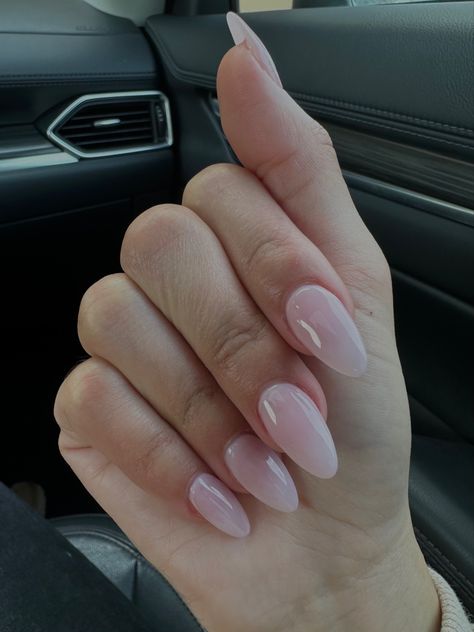 Minimal classy acrylic nails with OPI Bubble Bath polish Bubble Bath Opi Nails, Bubble Bath Almond Nails, Bubblebath Opi, Nails Minimalistic, Minimalistic Nails, Nails Board, Opi Bubble Bath, Tour Aesthetic, Nails Minimalist