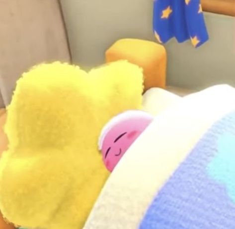 Kirby, Bed, Memes, Yellow