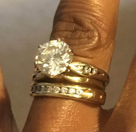 Thick Wedding Ring, Thick Engagement Rings Band, Thick Gold Band Engagement Ring, Engagement Ring Stacks, Thick Band Engagement Ring, Rough Background, Gold Band Engagement Rings, Wedding Band Ideas, Ghana Wedding