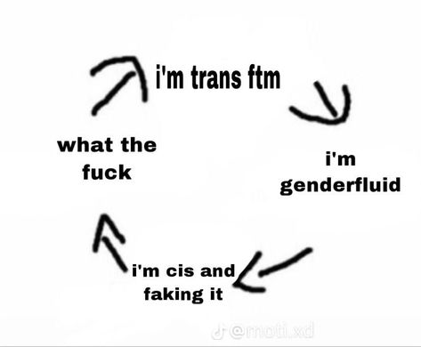 Jacobs Ladder Piercing, No Gender Memes, Mind Dysphoria, Ftm Humor, Dysphoria Art Ftm, Hidden Trans Wallpaper Ftm, Trans Jokes Ftm, Trans Ftm Pfp, Ftm Memes Funny