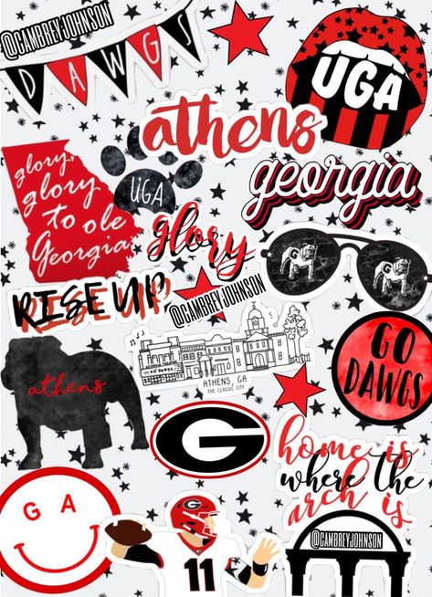 Uga Aesthetic Wallpaper, Uga Football Aesthetic, University Of Georgia Art, University Of Georgia Wallpaper, Georgia Wallpaper Iphone, Ga Bulldogs Wallpaper, Uga College Aesthetic, Cute Georgia Bulldogs Wallpaper, Uga Wallpapers