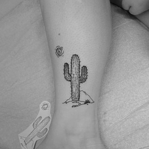 For Me Tattoo, Desert Tattoo, Arizona Tattoo, Me Tattoo, Cactus Tattoo, Boho Tattoos, Petite Tattoos, Gaming Tattoo, Classy Tattoos