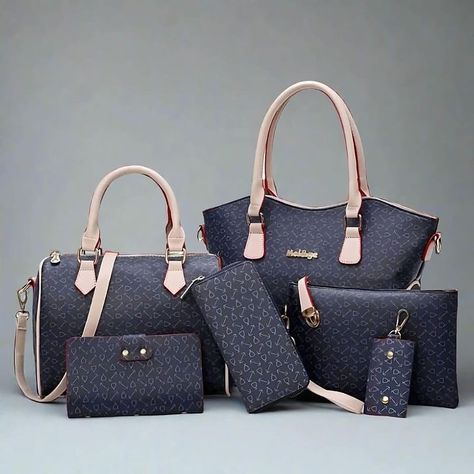 🌟Meet the Celestial 6-Bag Set: stylish, versatile, and perfect for any occasion. Use code GK25 for 25% off and free shipping! ✨ Get yours today @giantkrate Shop now 🛒 https://www.giantkrate.com/products/womens-fashion-leather-bags Pu Leather Bag, Bags Leather Handbags, Box Making, Don't Settle, Leather Bag Women, Women's Handbags, Printed Bags, Print Tote, Bag Set