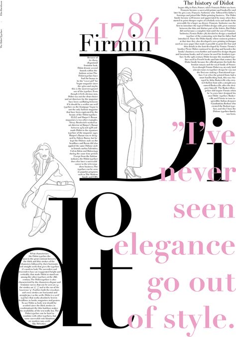 Didot Typography, Fashion Typography Poster, Typeface Poster, Typography Magazine, Typographic Poster Design, Graphic Design Posters Layout, Typo Poster, Photoshop Sketch, Page Layout Design