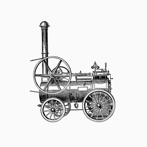 Portable steam engines design from the book Pawson and Brailsford’s Illustrated Guide to Sheffield and Neighbourhood, etc published by Trübner & Cie (1862). Original from the British Library. Digitally enhanced by rawpixel. | free image by rawpixel.com Steam Engine Train, Steam Machine, Train Illustration, Train Miniature, Redeeming Love, Cycle Ride, Engraving Illustration, The British Library, Steam Engines