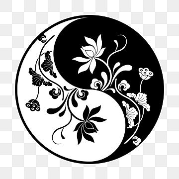 yin and yang,symbol,religion,lotus,taoism,black,white,seedpod of the lotus,taoism,tai chi,sign Taoism Symbol, Religion Drawing, Yin Yang Lotus, Yin Yang Images, Yin Yang Illustration, Lotus Drawing, Yin En Yang, Ying Yang Tattoo, Lotus Symbol