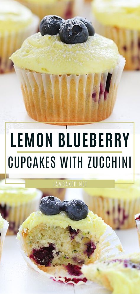 Blueberry Zucchini Cake, Blueberry Zucchini Muffins, Chopped Zucchini, Zucchini Cake Recipe, Zucchini Cupcakes, Blueberry Zucchini, Lemon Blueberry Cupcakes, Zucchini Cakes Recipe, Perfect Cupcakes