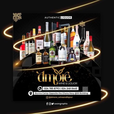 Bar Flyer Design, Trending Branding, Alcohol Branding, Graphic Motion, Liquor Shop, Business Graphics, Fashion Tiktok, Bar Poster, Motion Designer