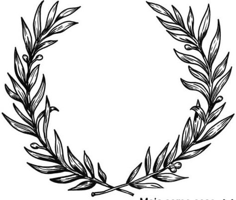 Leaf Crown Tattoo, Greek Leaf Crown, Wreath Tattoo, Leaf Crown, Leaf Stencil, Laurel Leaf, Crown Tattoo, Laurel Leaves, Lesson Ideas