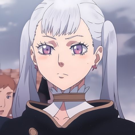 Noelle Silva Aesthetic, Noelle Black Clover Manga, Noelle Black Clover Icon, Noel Black Clover, Noelle Silva Wallpaper, Noelle Silva Manga, Noelle Silva Icon, Anime Icons Black, Erin Attack On Titan