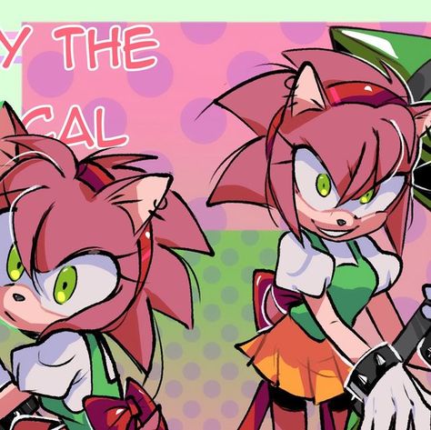 Rose The Rascal, Sonic Gallery, Rosy The Rascal, Draw Sonic, How To Draw Sonic, Amy Rose, Rose Art, Otaku Anime, Matilda