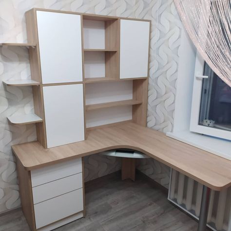 Study Table Ideas, Study Table Designs, Study Room Design, Teen Bedroom Designs, Small Home Offices, Kids Bedroom Designs, Dekorasi Kamar Tidur, Pinterest Room Decor, Room Redesign