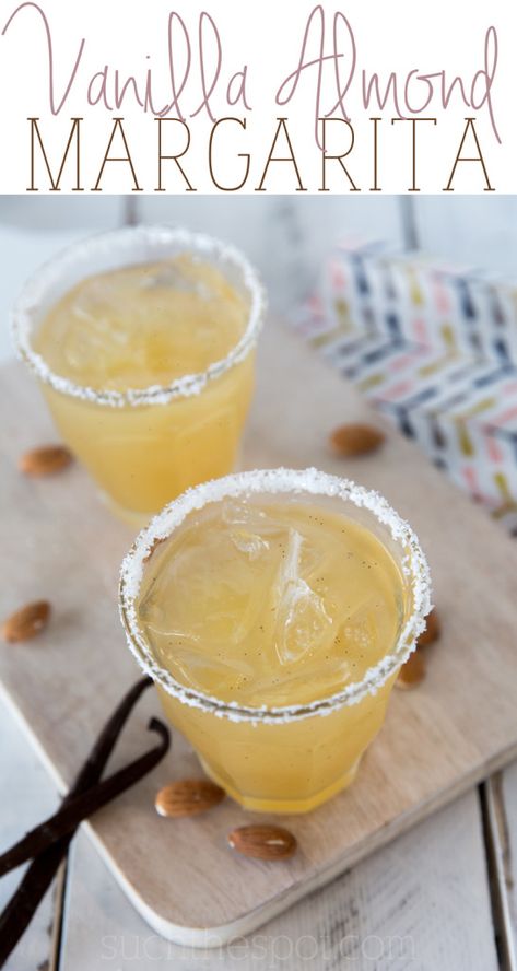 Almond Tequila Recipes, Birthday Cake Margarita, Cocktail Birthday Cake, Unique Margarita Recipes, Party Punches, Midnight Margaritas, Orange Margarita, Tequila Recipe, Alcohol Beverages