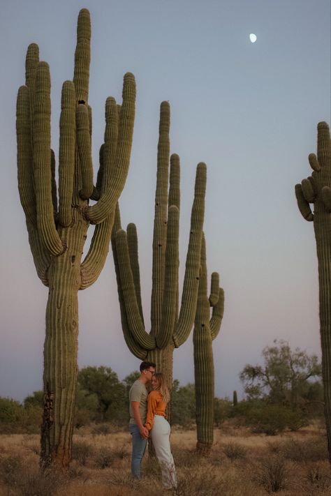 Cactus Couple Photoshoot, Cactus Engagement Photos, Phoenix Photoshoot, Phoenix Arizona Photography, Cactus Photoshoot, Arizona Photoshoot, Desert Photoshoot Ideas, Cactus Arizona, Desert Shoot