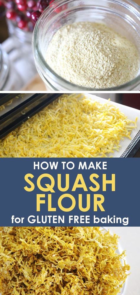 New Gluten Free Flour!! Paleo & GAPS friendly! This squash flour is a wonderful low carb flour that can be used for paleo, keto, and GAPS diet gluten free baking! A great alternative to almond and coconut flours and a perfect yellow squash recipe for preserving and storing yellow squash!  #glutenfree  #GAPS #Paleo Squash Flour, Yellow Squash Recipe, How To Make Squash, Gaps Diet Recipes, Keto Flour, Keto Bread Recipe, Keto Banana Bread, Yellow Squash Recipes, Coconut Flour Bread