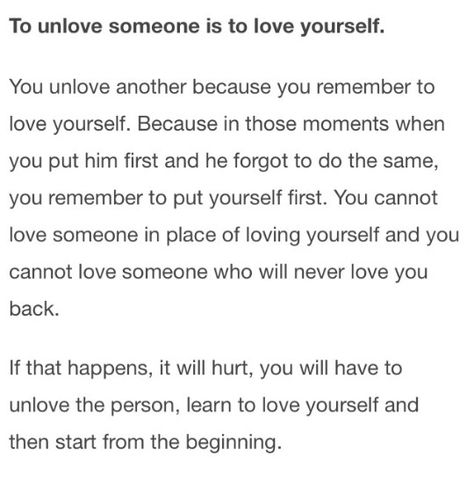 How To Unlove Someone Quote, Unlove Someone Quotes, How To Unlove Someone, Unlove Someone, You Go Girl, Heart Quotes Feelings, Love Yourself First, Heart Quotes, Loving Someone