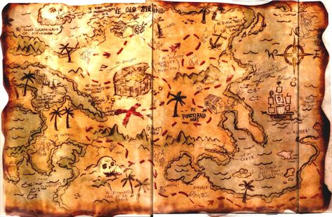 Real Treasure Maps, Treasure Maps For Kids, Middle Earth Map, Pirate Treasure Maps, Free Printable Cards, Map Background, Treasure Map, Pirate Treasure, Old World Maps