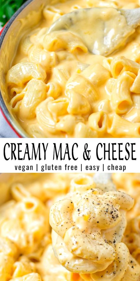 Wraps Vegan, Gluten Free Mac And Cheese, Creamy Mac And Cheese, Desserts Vegan, Vegan Mac And Cheese, Tasty Vegetarian Recipes, Idee Pasto Sano, Diet Keto, Alfredo Sauce