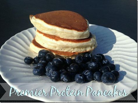 Protien Mug Cake, Vanilla Protein Pancakes, Protein Drink Recipes, Vanilla Pancakes, Premier Protein Shakes, Best Protein Shakes, Premier Protein, Protein Powder Recipes, Powder Recipe