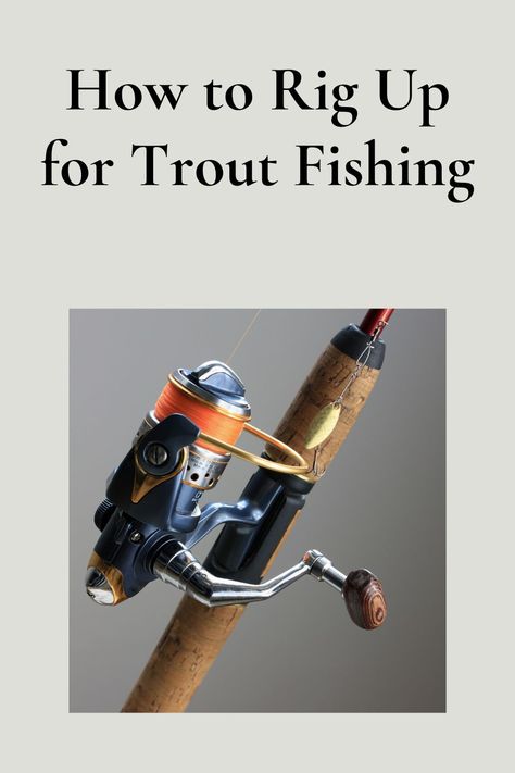 Trout fishing is a popular activity for many anglers. Let's learn how to rig up for trout fishing. However, rigging up correctly for this type of fishing can be challenging.  Different types of rigs can be used depending on the situation and the type of trout being targeted. Lake Trout Fishing, Trout Fishing Gear, Steelhead Fishing, Rainbow Trout Fishing, Trout Fishing Tips, Fishing 101, Fly Fishing Tips, Fishing Rigs, Crappie Fishing