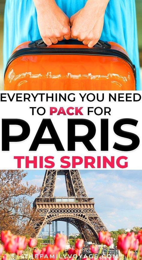 Are you visiting Paris this spring? SAVE this pin for later, and then click to find your complete packing list for Paris in May (plus some hints for April and June)... from clothes to shoes to purses and more! We'll help you figure out what to wear in Paris, France, what to pack for Paris aside from clothes and more. CLICK over for all the details now for your #Paris packing list. Spring Time In Paris Outfit, Outfits To Wear In Paris Springtime, Easter In Paris, Springtime In Paris Outfits, Paris Ootd Spring, Outfits For France Spring, Paris Outfits Spring 2023, April Paris Outfits, Outfits To Wear In Paris Spring