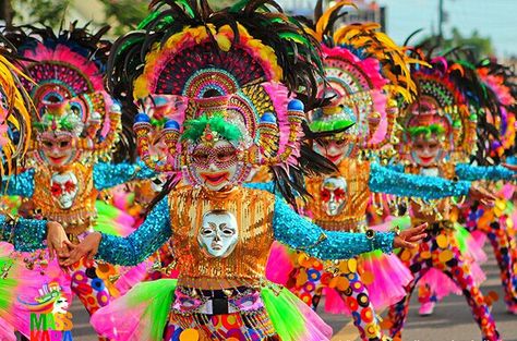 Pahiyas Festival Costume, Philippine Festival Costume Drawing, Maskara Festival, Philippine Maskara Festival, Pintados Festival Philippines, Festival Props Philippines, Filipino Festival, Philippine Festivals, Festival Costumes In The Philippines