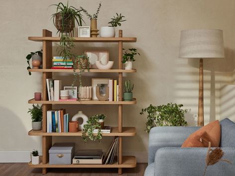 Timber Storage, Bookshelves In Bedroom, Compact Sofas, High Back Armchair, Comfy Pillows, Home Office Chairs, Open Shelving, Mattress Furniture, Room Inspo