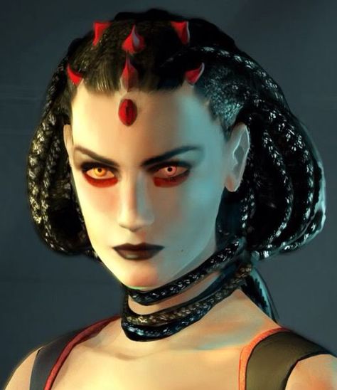 Maris Brood Black Hair Yellow Eyes, Female Sith, Science Fiction Tv Series, Gothic Characters, Force Unleashed, The Force Unleashed, Dark Lord Of The Sith, Star Wars Novels, Star Wars Sith