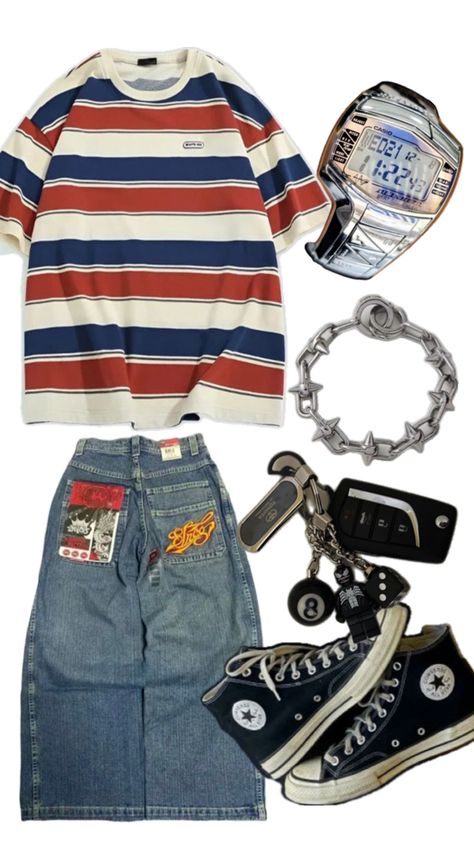 Ftm Outfits, Fashion Aesthetic Outfits, Aesthetic Outfits Y2k, Street Style Outfits Casual, Silly Clothes, Outfits Y2k, Outfit Inspo Casual, Funky Outfits, Tomboy Outfits