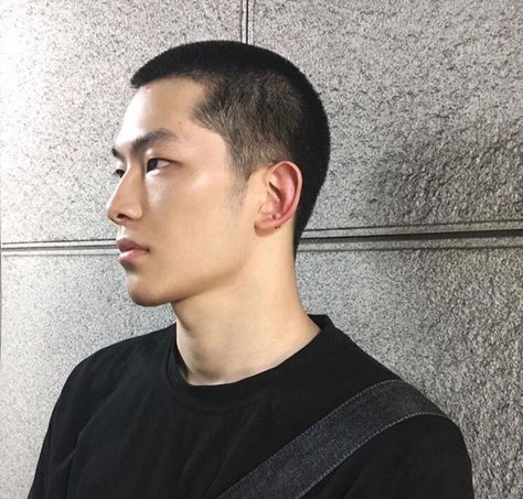 Buzzcut Side Profile, Buzzcut Asian Men, Spiky Buzzcut, Male Buzzcut, Asian Buzzcut Men, Asian Buzz Cut, Buzzcut Men, Long Buzz Cut, Japanese Men Hairstyle