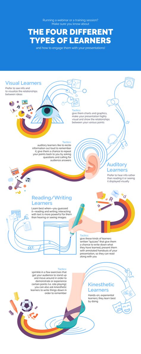 2all test (2) Auditory Learners, Types Of Learners, Education Positive, Learning Tips, Educational Infographic, Learning Methods, Learning Strategies, Learning Style, Instructional Design