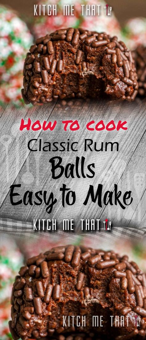 Rum Balls,balls Easy Rum Balls Recipe, Rum Balls Recipe Traditional, Rum Cookies Recipes, Rumballs Recipe, Easy Rum Balls, Booze Balls, Rum Balls Recipe, Cook Desserts, Traditional Christmas Food