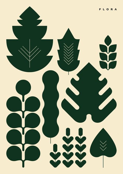 Nature Graphic Design, Tree Graphic Design, Leaf Logo Design, Leaf Icon, Plant Graphic, Learn Design, Tree Icon, Graphic Design Humor, Leaf Illustration