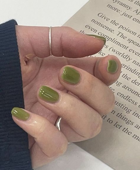 Jelly Green Nails, Mint Green Nails, Hello Nails, Formal Nails, Manicure Inspiration, Green Nail Polish, Edgy Nails, Green Nail, Nail Tattoo