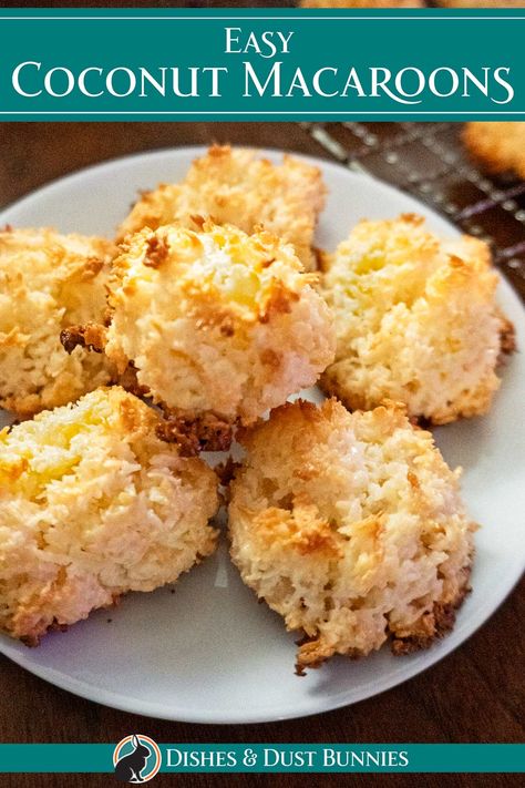 If you’re craving a sweet, chewy treat that’s impossibly easy to make, these Easy Coconut Macaroons are exactly what you need! With just two simple ingredients—shredded coconut and sweetened condensed milk—you’ll have a batch of delicious cookies ready in no time. They’re perfect for holidays, parties, or simply when you want to satisfy your sweet tooth. Condensed Milk Coconut Macaroons, Condensed Milk Macaroons, Two Ingredient Macaroons, Macaroon Recipes Coconut, Coconut Macaroons Without Condensed Milk, Coconut Condensed Milk Cookies, Condensed Milk Cookies Recipes, Coconut Macaroons With Condensed Milk, Coconut Recipes Easy