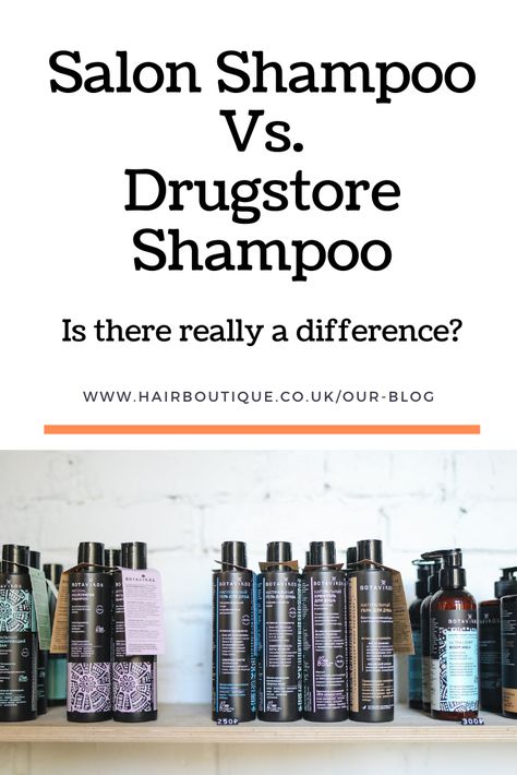 Salon shampoo Vs Drugstore shampoo, is there really a difference? Find out now on our blog ❤️ Best Salon Shampoo And Conditioner, Shampoo Recommendations, Hair Stylist Tips, Cheap Shampoo, Drugstore Shampoo, Drugstore Hair Products, Stylist Tips, Shampoo Brands, Salon Shampoo