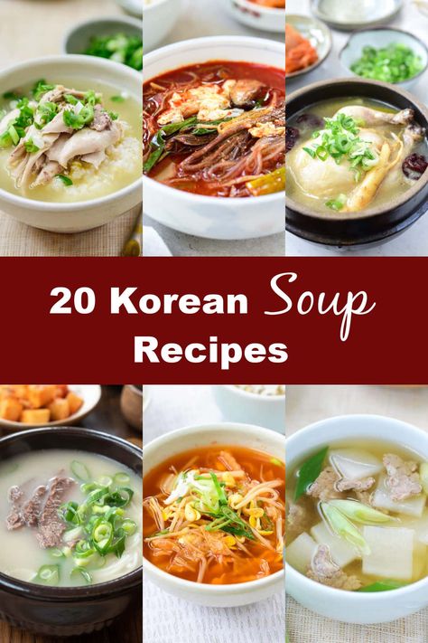 Easy Dinner Recipes Korean, Korean Soup Instant Pot, Korean Hangover Soup Recipe, Korean Food When Sick, Korean Potato Soup, Korean Instapot Recipes, Korean Fall Recipes, Korean New Year Soup, Korean Main Dish Recipes