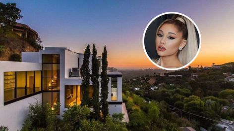 Ariana Grande House, Ariana Grande News, Cameron Diaz, Street House, Celebrity Style Red Carpet, Hollywood Hills, House On A Hill, Celebrity Houses, Beverly Hills